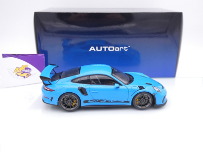 Preview: AUTOart 78182 # Porsche 911 (991.2) GT3 RS Baujahr 2017 " Rivierablau " 1:18