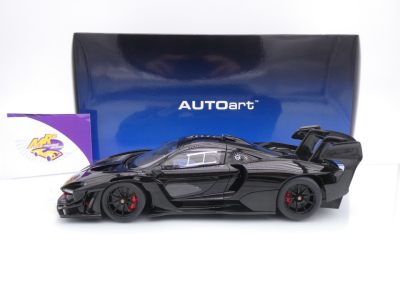 Preview: AUTOart 81954 # McLaren Senna GTR Baujahr 2019 " Onyxschwarz " 1:18