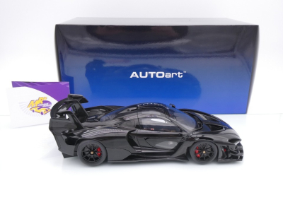 Preview: AUTOart 81954 # McLaren Senna GTR Baujahr 2019 " Onyxschwarz " 1:18