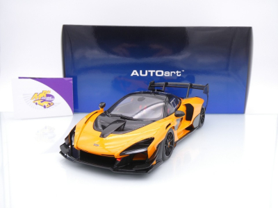 AUTOart 81956 # McLaren Senna GTR Baujahr 2019 " Papayaorange " 1:18