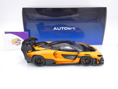 Preview: AUTOart 81956 # McLaren Senna GTR Baujahr 2019 " Papayaorange " 1:18