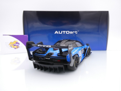 Preview: AUTOart 81955 # McLaren Senna GTR #12 Präsentation 2019 " blau-weiß-schwarz " 1:18