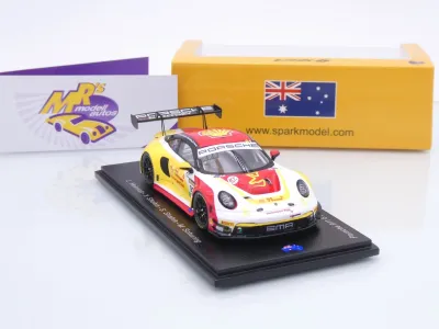 Preview: Spark AS084 # Porsche 911 GT3 R #91 10th 12h Bathurst 2025 " The Bend X Manthey " 1:43