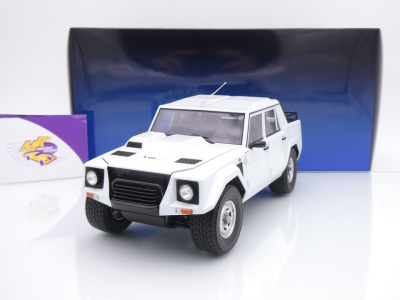 AUTOart 74549 # Lamborghini LM002 Pick-Up Baujahr 1986 " Bianco Polo Park " 1:18