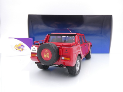 Preview: AUTOart 74551 # Lamborghini LM002 Pick-Up Baujahr 1986 " Rosso Siviglia " 1:18
