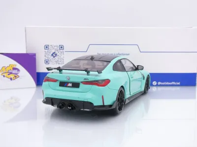 Preview: Solido S1814501 # BMW M4 (G82) Competition Baujahr 2024 " Mintgrün " 1:18