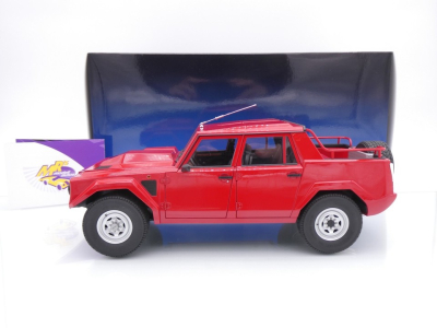 Preview: AUTOart 74551 # Lamborghini LM002 Pick-Up Baujahr 1986 " Rosso Siviglia " 1:18