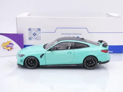 Preview: Solido S1814501 # BMW M4 (G82) Competition Baujahr 2024 " Mintgrün " 1:18