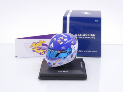 Spark 5HF219 # Helm Formel 1 Williams F1 " Alex Albon - Großbritannien GP 2025 " 1:5
