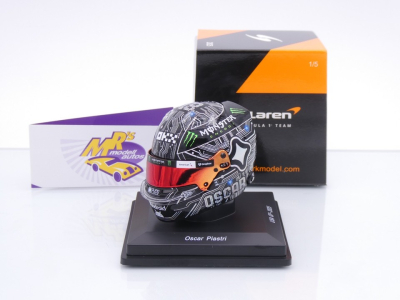 Spark 5HF230 # Helm Formel 1 McLaren F1 " Oscar Piastri - USA Austin GP 2025 " 1:5