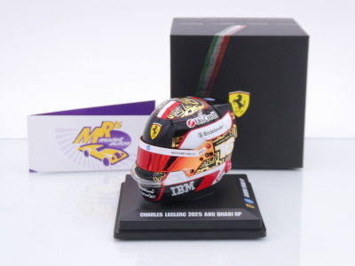 Look Smart LSHEL028 # Helm Formel 1 Ferrari " Charles Leclerc - Abu Dhabi GP 2025 " 1:5