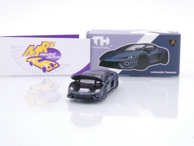 Preview: Trends Hobby 241082A #125 # Lamborghini Temerario Baujahr 2024 " mattblaumetallic " 1:64