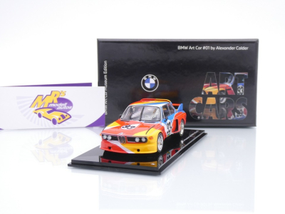 Norev 80425B54CD1 # BMW 3.0 CSL #93 24h Le Mans 1975 " Art Car - Alexander Calder " 1:43