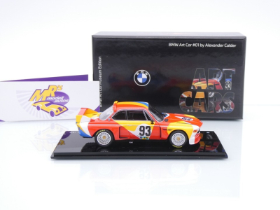 Preview: Norev 80425B54CD1 # BMW 3.0 CSL #93 24h Le Mans 1975 " Art Car - Alexander Calder " 1:43