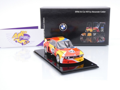 Norev 80425B54CD1 # BMW 3.0 CSL #93 24h Le Mans 1975 " Art Car - Alexander Calder " 1:43