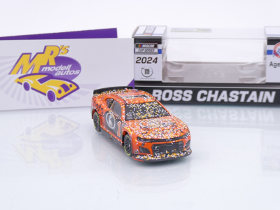Preview: Lionel Racing WX12465KUBRZW # Chevrolet Camaro NASCAR 2024 " Ross Chastain - Kubota Kansas Win " 1:64