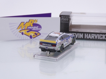 Preview: Lionel Racing CX42265BLEKH # Ford Mustang NASCAR 2022 " Kevin Harvick - Busch Light Beer Retro " 1:64