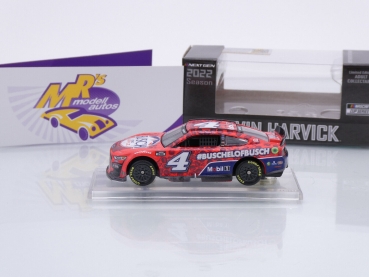 Preview: Lionel Racing WX42265BLAKHQ # Ford Mustang NASCAR 2022 " Kevin Harvick - Busch Light Apple #BUSCHELOFBUSCH Michigan Race Winner " 1:64