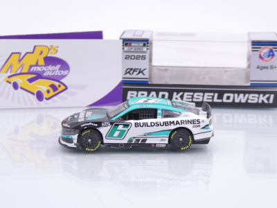 Preview: Lionel Racing CX62565BSUBW # Ford Mustang NASCAR 2025 " Brad Keselowski - BuildSubmarines.com " 1:64