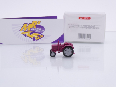 Preview: Wiking 0882 04 # Lanz D 2016 Traktor Baujahr 1955 " bordeauxviolett " 1:87