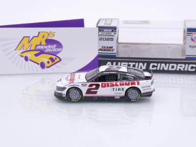 Preview: Lionel Racing CX22565DCTAE # Ford Mustang NASCAR 2025 " Austin Cindric - Discount Tire " 1:64