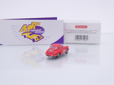 Preview: Wiking 0814 08 # Porsche 356 Coupe Baujahr 1961 rot " Weihnachtsmodell 2025 " 1:87