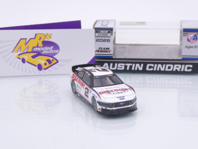 Preview: Lionel Racing CX22565DCTAE # Ford Mustang NASCAR 2025 " Austin Cindric - Discount Tire " 1:64