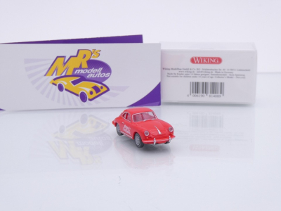 Preview: Wiking 0814 08 # Porsche 356 Coupe Baujahr 1961 rot " Weihnachtsmodell 2025 " 1:87