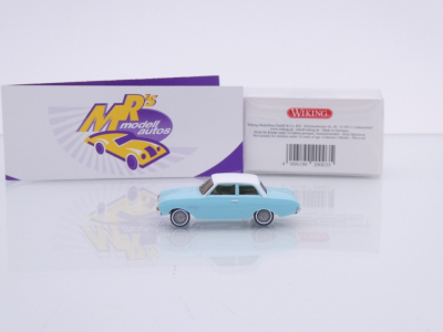 Preview: Wiking 0200 03 # FORD 17M P3 Badewanne Baujahr 1960 " lichtgrün-weiß " 1:87