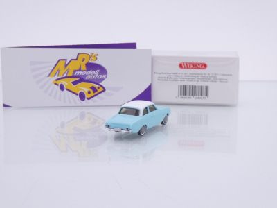 Preview: Wiking 0200 03 # FORD 17M P3 Badewanne Baujahr 1960 " lichtgrün-weiß " 1:87