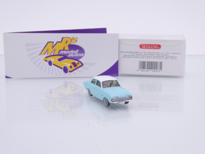 Preview: Wiking 0200 03 # FORD 17M P3 Badewanne Baujahr 1960 " lichtgrün-weiß " 1:87