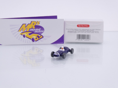 Wiking 0243 01 # Rennwagen Cooper Baujahr 1958 - 59 " schwarzblau " 1:87
