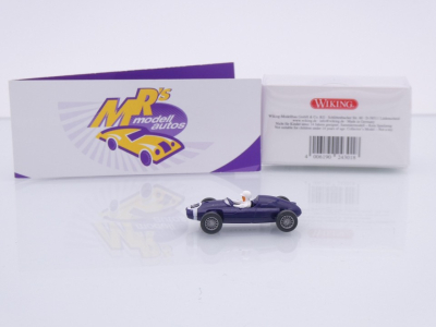 Preview: Wiking 0243 01 # Rennwagen Cooper Baujahr 1958 - 59 " schwarzblau " 1:87