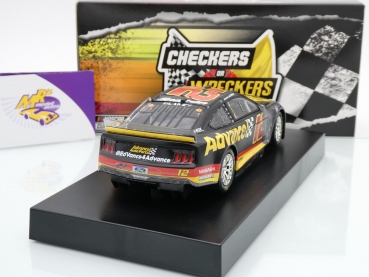 Preview: Lionel Racing C122223ADVRBRV # Ford Mustang NASCAR 2022 " Ryan Blaney - Advance Auto Parts Daytona Summer Race " Checkers or Wreckers " " 1:24