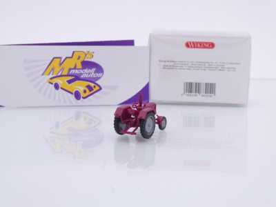 Preview: Wiking 0882 04 # Lanz D 2016 Traktor Baujahr 1955 " bordeauxviolett " 1:87