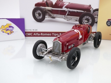 Preview: CMC M-220 # Alfa Romeo Tipo B (P3) Nr.2 Sieger Deutschland GP 1932 " Rudolf Caracciola " 1:18