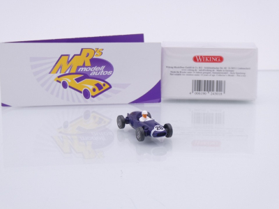 Preview: Wiking 0243 01 # Rennwagen Cooper Baujahr 1958 - 59 " schwarzblau " 1:87