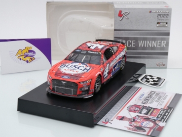 Preview: Lionel Racing WX42223BLAKHQ # Ford Mustang NASCAR 2022 " Kevin Harvick - Busch Light Apple #BUSCHELOFBUSCH Michigan Race Winner " 1:24