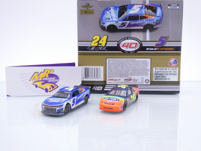 Lionel Racing WXX2465BYARD2PK # 2 Car Set Chevrolet Camaro / Lumina NASCAR 2024 / 1994 " Kyle Larson - Jeff Gordon Indy Win " 1:64
