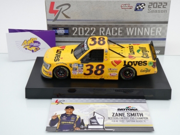 Preview: Lionel Racing W382224LTSZSA # Ford F-150 NASCAR Truck 2022 " Zane Smith - Love's Travel Stops Daytona Race Winner " 1:24