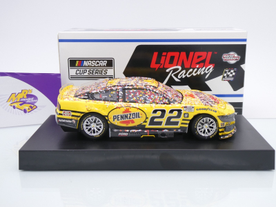 Preview: Lionel Racing W222423PENJLC # Ford Mustang NASCAR 2024 " Joey Logano - Pennzoil Las Vegas Win " 1:24