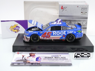 Lionel Racing W452223ROIDXW # Toyota Camry NASCAR 2022 " Bubba Wallace - Root Insurance Salutes / Patriotic Kansas Fall Race Winner " 1:24