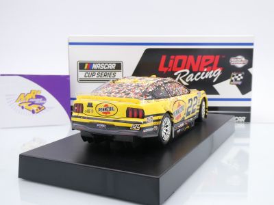 Preview: Lionel Racing W222423PENJLC # Ford Mustang NASCAR 2024 " Joey Logano - Pennzoil Las Vegas Win " 1:24