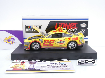 Lionel Racing W222423SHPJLH # Ford Mustang NASCAR 2024 " Joey Logano - Shell Phoenix Win " 1:24