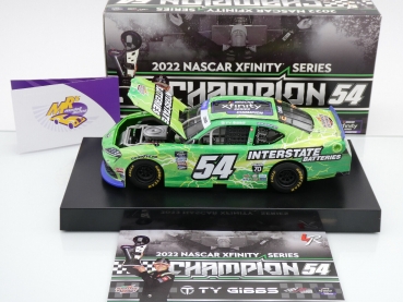 Preview: Lionel Racing N542223INBTYCHA # Toyota Supra NASCAR " Ty Gibbs - Interstate Batteries 2022 Xfinty Champion " 1:24