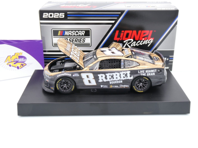 Preview: Lionel Racing CX82523REBKB # Chevrolet Camaro NASCAR 2025 " Kyle Busch - Rebel Bourbon " 1:24