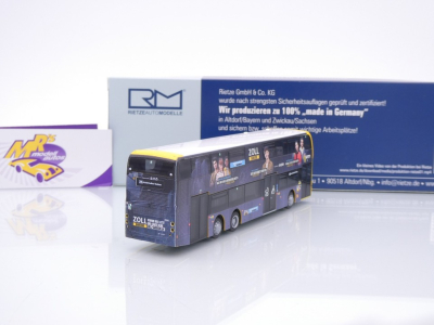 Preview: Rietze 78018 # Alexander Dennis Enviro 500 Doppeldeckerbus " BVG Zoll " 1:87