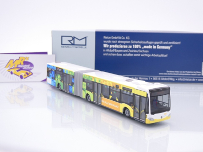 Preview: Rietze 68836 # Mercedes-Benz Citaro Gelenkbus Linienbus " MVG Mainz " 1:87
