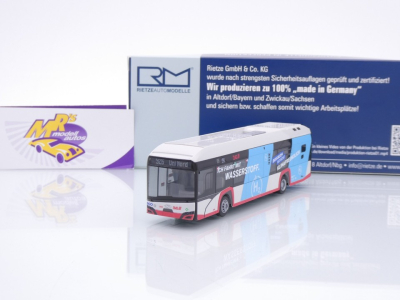 Rietze 77018 # Solaris Urbino 12 H² Wasserstoff Linienbus " DVG Duisburg " 1:87