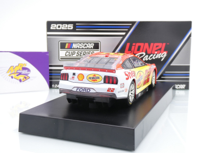 Preview: Lionel Racing C222523SHSJL # Ford Mustang NASCAR 2025 " Joey Logano - Shell / Pennzoil Special " 1:24